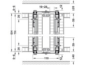 Hawa Concepta 40 SC Set 1851-2500mm 40kg