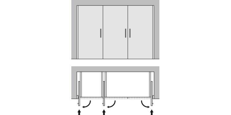 Hawa Concepta 50 SC Set 2301-2850mm 50kg