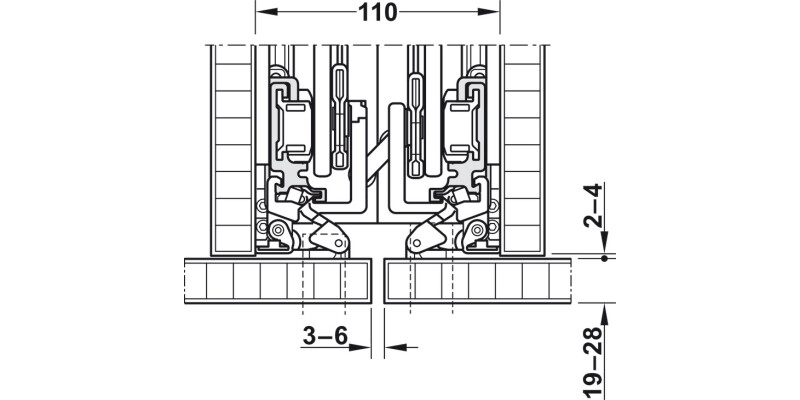 Hawa Concepta 50 SC Set 2301-2850mm 50kg