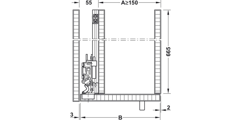Slido F-Park72 50A 1Dr Set 560/1200-1400