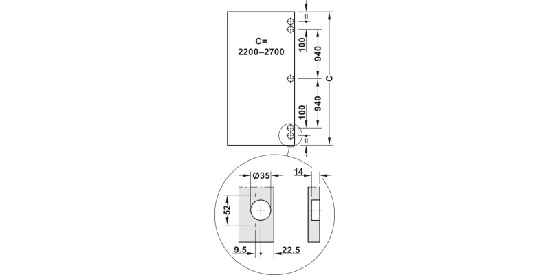 Slido F-Park72 50A 1Dr Set 560/1200-1400