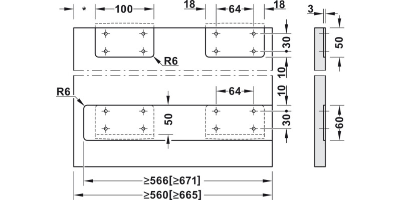 Slido F-Park72 50A 1Dr Set 560/1200-1400