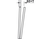 Slido F-Fold61 25A Std Hinge wo Cov LH