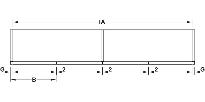 Slido F-Fold61 25A Adj Hinge wo Cov LH