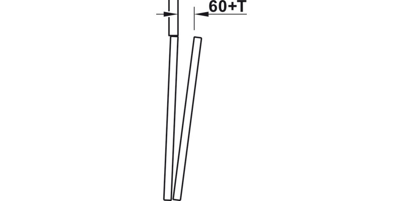 Slido F-Fold61 25A Adj Hinge wo Cov LH