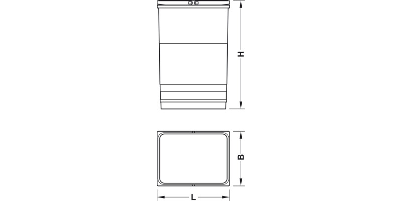 Waste Bin, for Ninka One2Five and One2Seven