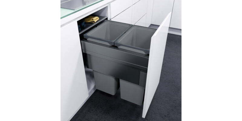 Pull Out Waste Bin, 450 mm, Vauth-Sagel VS ENVI Space XX Pro S / Pro
