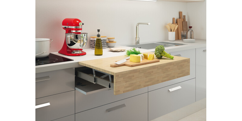Pull Out Worktop, Self-supporting, OPL� TOP