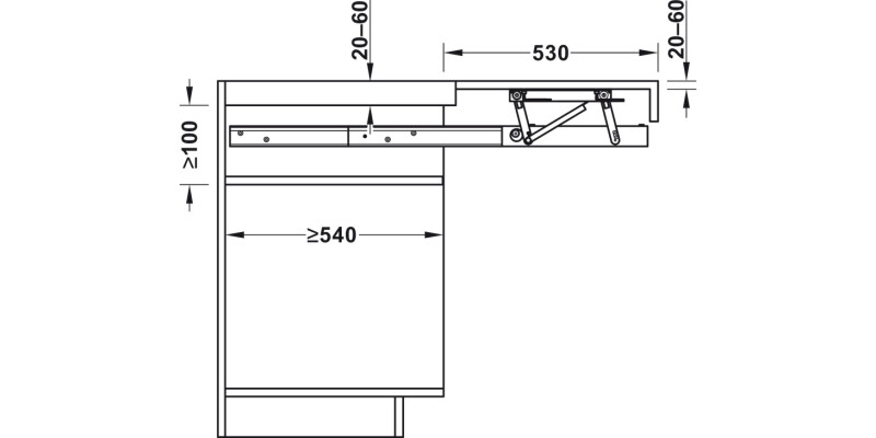 OPLA TOP PO W/T 40kg 1200mm St/AA Slv