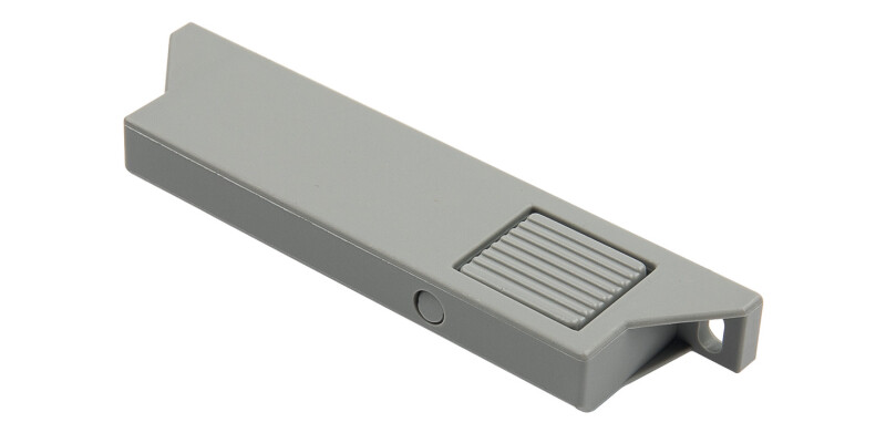 Inset Drawer Latch, Plastic, Grass