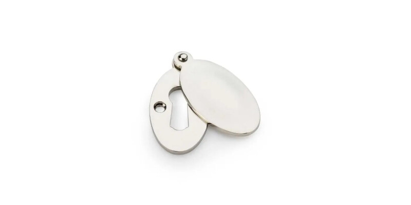 Alexander and Wilks Standard Profile Ellipse Escutcheon with Harris Design Cover