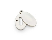Alexander and Wilks Standard Profile Ellipse Escutcheon with Harris Design Cover