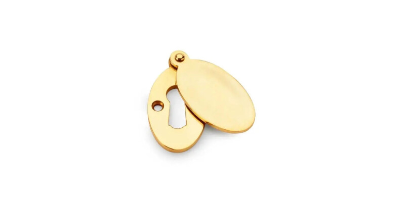 Alexander and Wilks Standard Profile Ellipse Escutcheon with Harris Design Cover