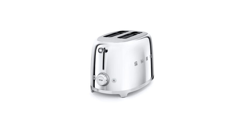 Smeg FAB TSF01SSUK Toaster 2 Slc Chr