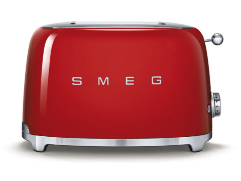 Toaster, Two Slice with Two Large Slots, Smeg 50 s Style