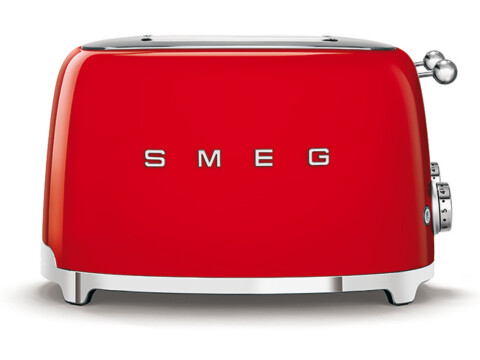 Toaster, Four Slice with Four Wide Slots, Smeg 50 s Retro Style