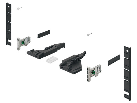 Internal Drawer Front Accessories Set, for 185 mm Drawer Sides, Grass Vionaro