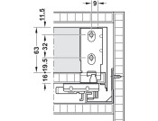 MX Slim A Drw Sides 13/89/270mm St Gry
