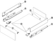 MX Slim A Drw Sides 13/89/270mm St Ant
