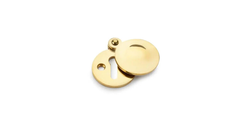 Alexander and Wilks Standard Profile Round Escutcheon with Harris Design Cover