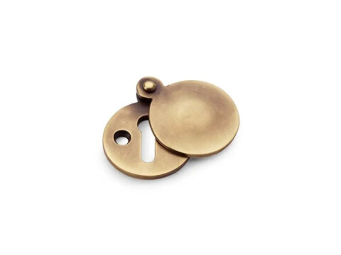 Alexander and Wilks Standard Profile Round Escutcheon with Harris Design Cover