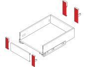 MX Slim A Fnt Brkts 128mm Pl Ant