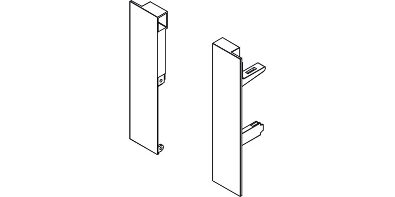 MX Slim A Fnt Brkts 175mm Pl Gry