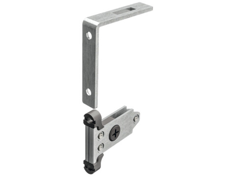 Front fixing bracket, H&auml;fele Matrix Box Slim A, for drawer side height 175 mm