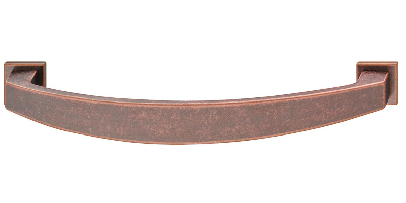 Bow Handle, with Backplate, Zinc Alloy, Fixing Centres 128-160 mm, Augusta