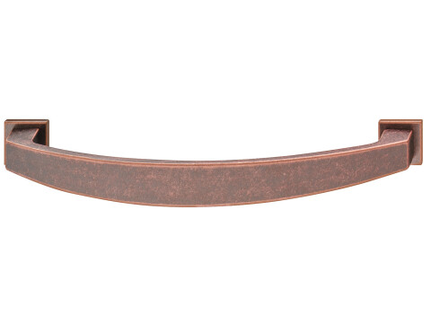 Bow Handle, with Backplate, Zinc Alloy, Fixing Centres 128-160 mm, Augusta