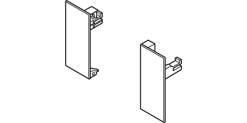 Front Bracket Set, H&auml;fele Matrix Box S