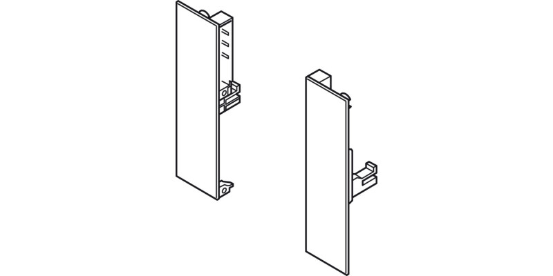 Front Bracket Set, H&auml;fele Matrix Box S