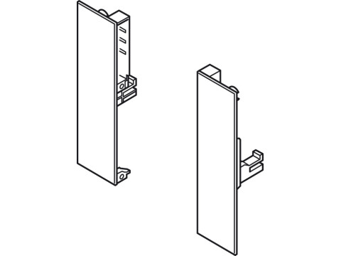 Front Bracket Set, H&auml;fele Matrix Box S