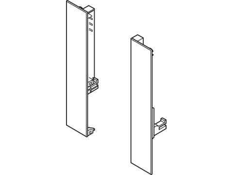 Front Bracket Set, H&auml;fele Matrix Box S