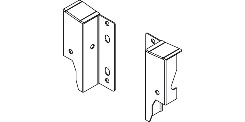 MXS Back Brackets 84mm St Ant