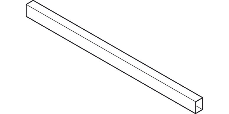 MXS Front Cross Rail Set 1100mm Alu Gry