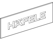 MXS Hafele Logo Cover Cap Pl Gry