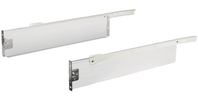 Metal Drawer Sides, Single Walled, 86 mm High, H&auml;fele Matrix Box Single