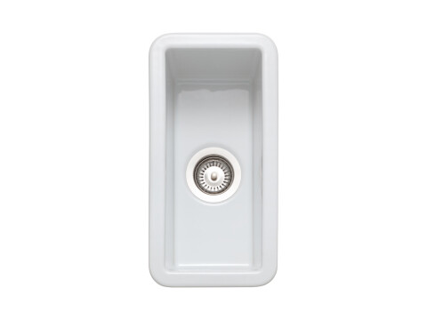 Sink, 0.5 Bowl, Ceramic, Rangemaster Rustique