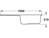 RM Rustique CRUB385WH 1.0B Sink Cer Wht