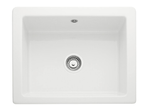 Sink, 1.0 Bowl, Ceramic, Rangemaster Hartland