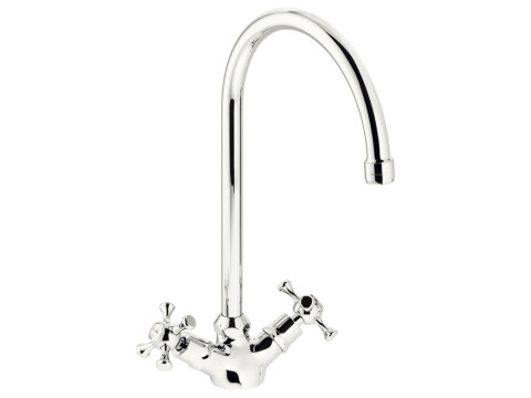 Mixer Tap, Dual Lever, C-Spout, Abode Burford