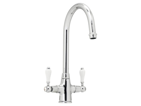 Mixer Tap, Dual Lever, C-Spout, Abode Ludlow
