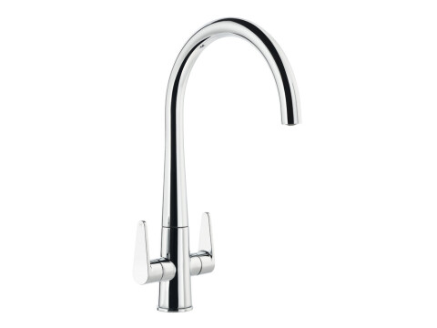 Mixer Tap, Dual Lever, C-Spout, Abode Coniq R