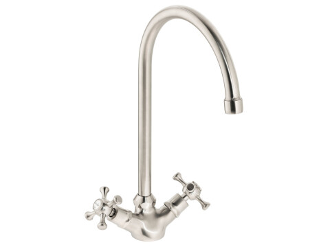 Mixer Tap, Dual Lever, C-Spout, Abode Burford