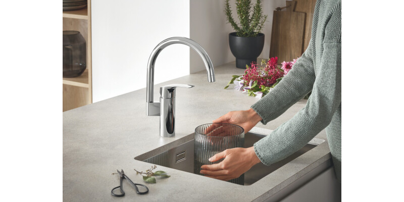 Grohe K700 UM 550mm 1.0B UH Sink SS