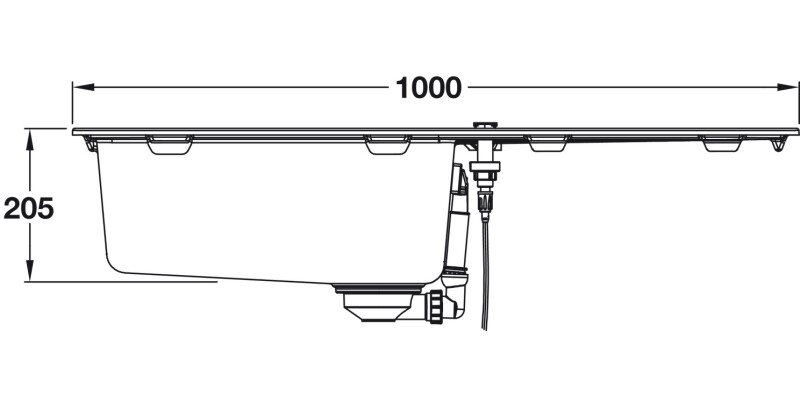 Grohe K400  31641AP0 1.0B Sink Cmpt Blk