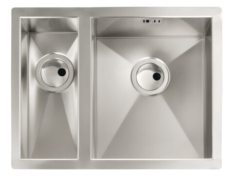 Sink, 1.5 Bowl, Stainless Steel, Abode Matrix R0
