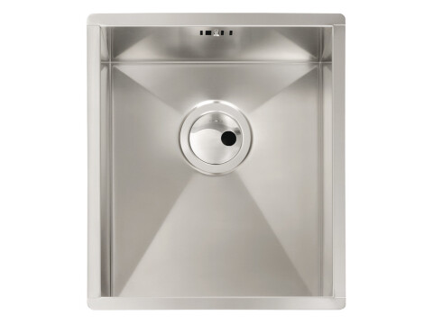 Sink, 1.0 Bowl, Stainless Steel, Abode Matrix R0