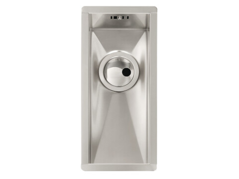 Sink, 0.5 Bowl, Stainless Steel, Abode Matrix R0